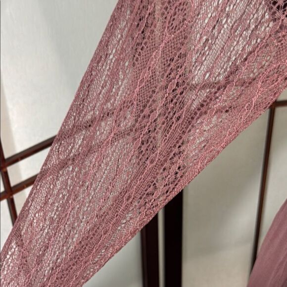 Lulu's Fitted Pink Asymmetrical Bodysuit - Picture 6 of 9